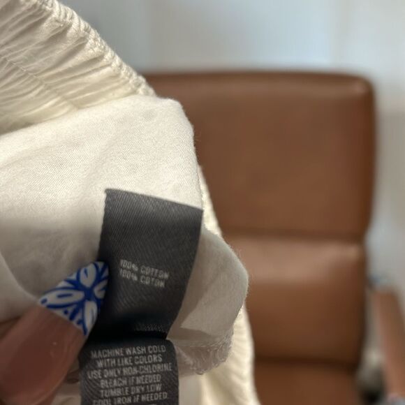 Aerie Eyelet Drawstring Waist Mini Skirt with Pockets - Picture 11 of 11